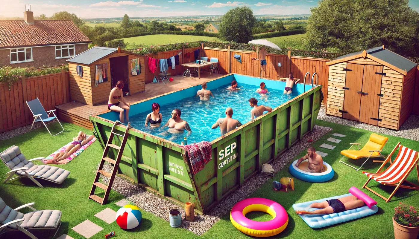 The Fun Side of Skip Containers: Turning Trash into Treasure with a DIY Pool