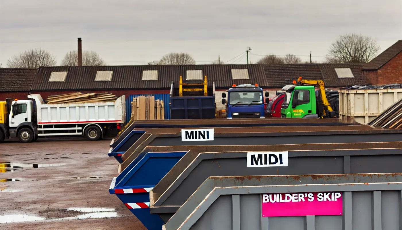 The Most Popular Skip Container Size in the UK: Mini, Midi, or Builder’s Skip?