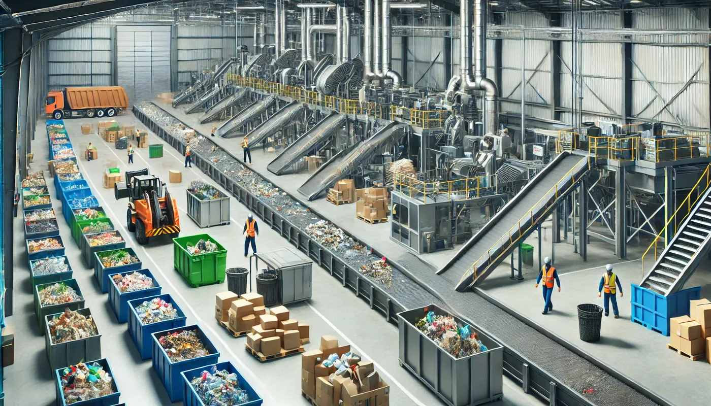 How Rubbish is Sorted and Recycled in Skip Containers in the UK