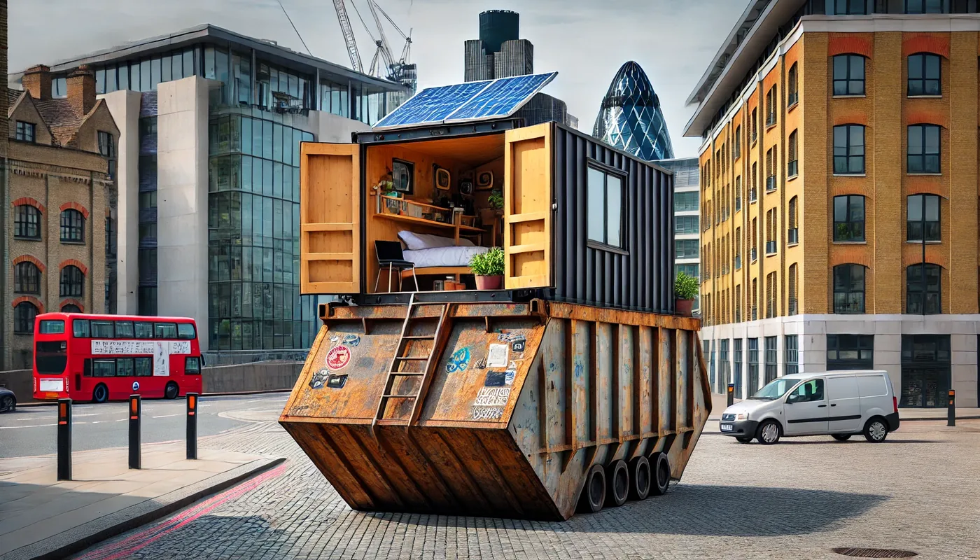 The Skip House: How an Architect Turned a Skip into an Affordable London Home