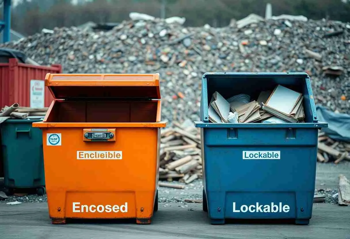 Enclosed Vs Lockable Skip Hire – How To Secure Your Waste Disposal