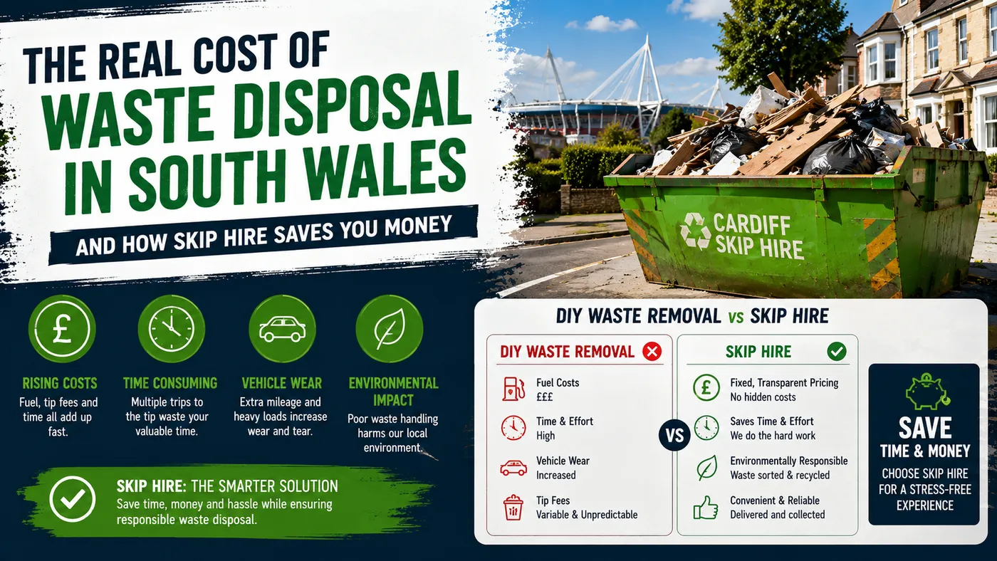 The Real Cost of Waste Disposal in South Wales and How Skip Hire Saves You Money