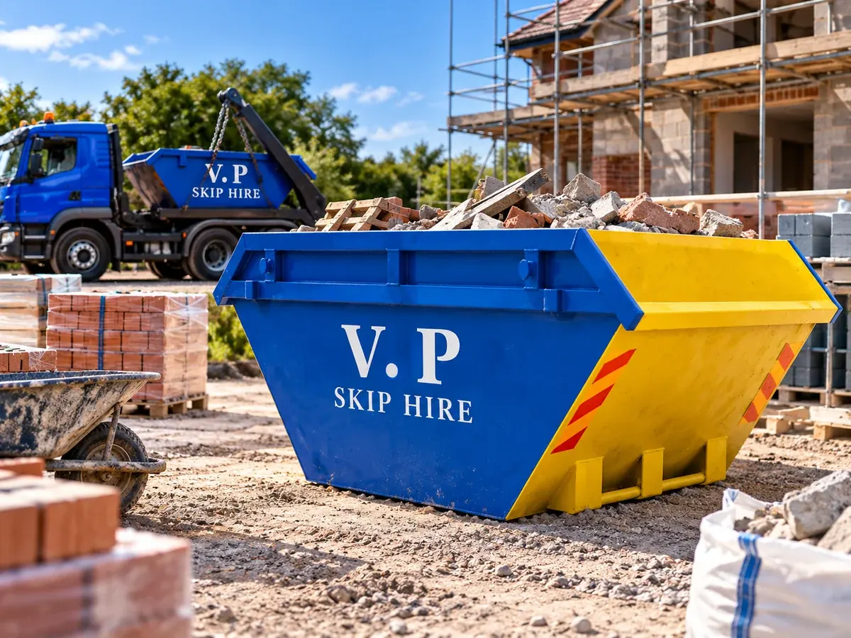 Skip hire delivery for Bridgend homes and projects